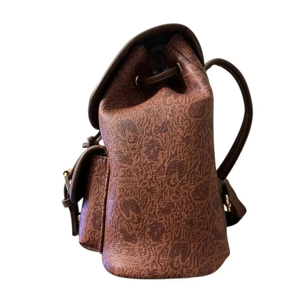 Disney Parks Animal Kingdom 25th Anniversary Loungefly Brown Backpack